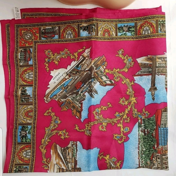 Italy vintage authentic souvenir Rome 31'"X31" - Picture 2 of 5